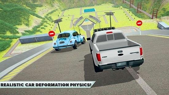 玩家在游戏中将驾驶着你的汽车,然后行驶在高速路上进行碰撞.2.