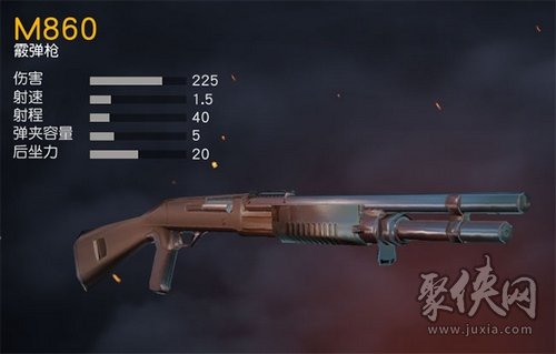 荒野行動(dòng)M860霰彈槍基本情報(bào)介紹