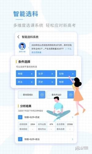 新高考选科截图