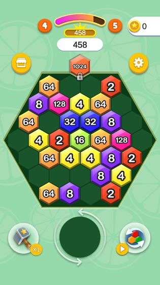 2048六角碰碰碰截圖