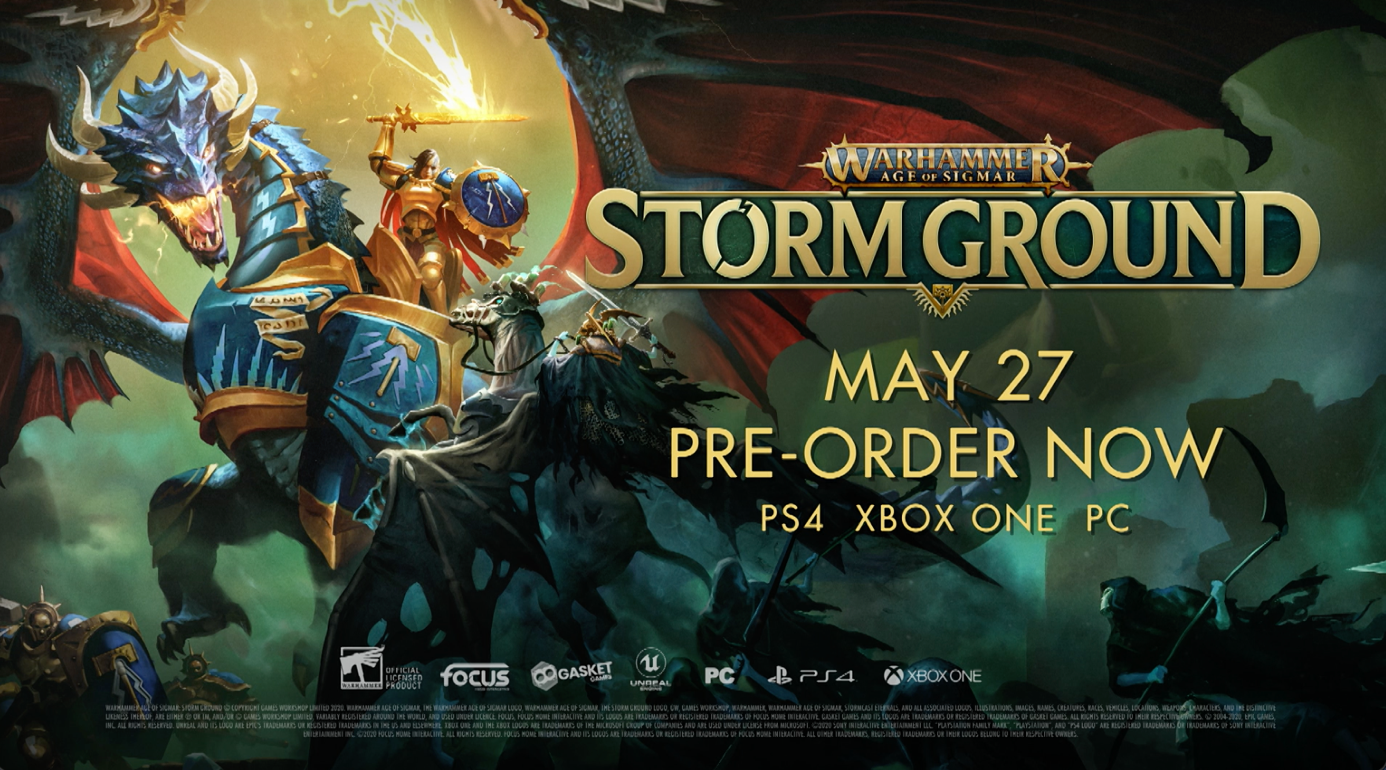《战锤西格玛时代：风暴之地》游戏玩法概览预告片展示了首个深入策略行动