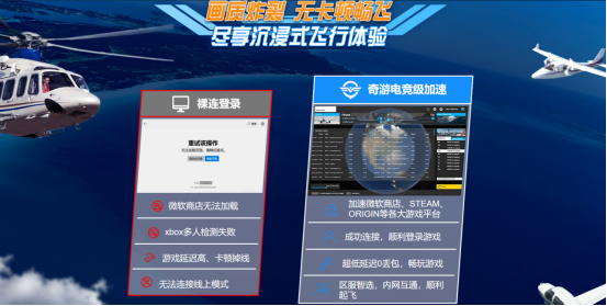 微软飞行模拟大型更新上线 用奇游加速器杜绝掉线卡顿