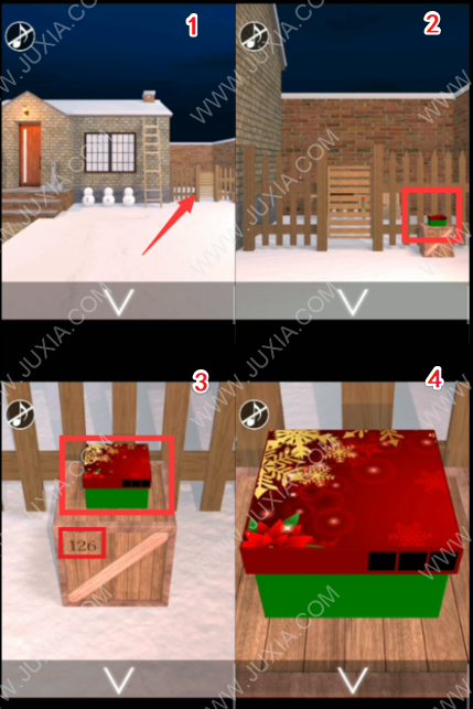 逃脫游戲圣誕節(jié)游戲攻略第一章 EscapeGameChristmas密碼是什么