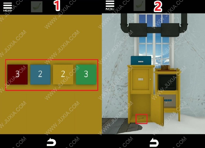 逃脱游戏北极第2章攻略图文 密码是多少