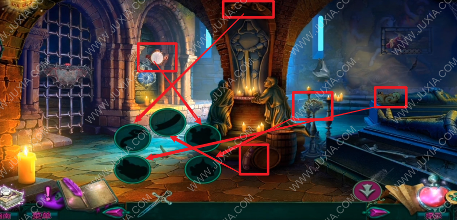 密室逃脱12神庙之旅新版攻略第一章 金属蝙蝠游戏攻略详解