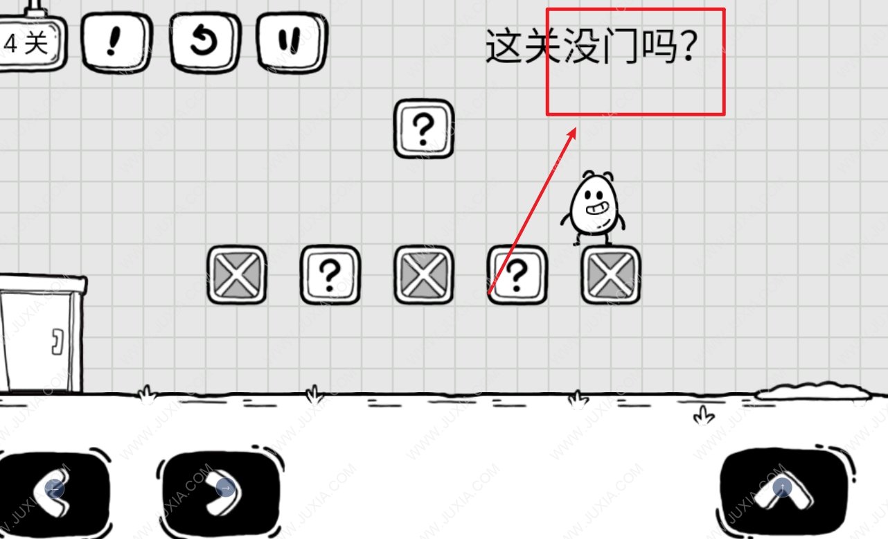 茶叶蛋大冒险攻略14关门在哪里 这关没门吗怎么通关