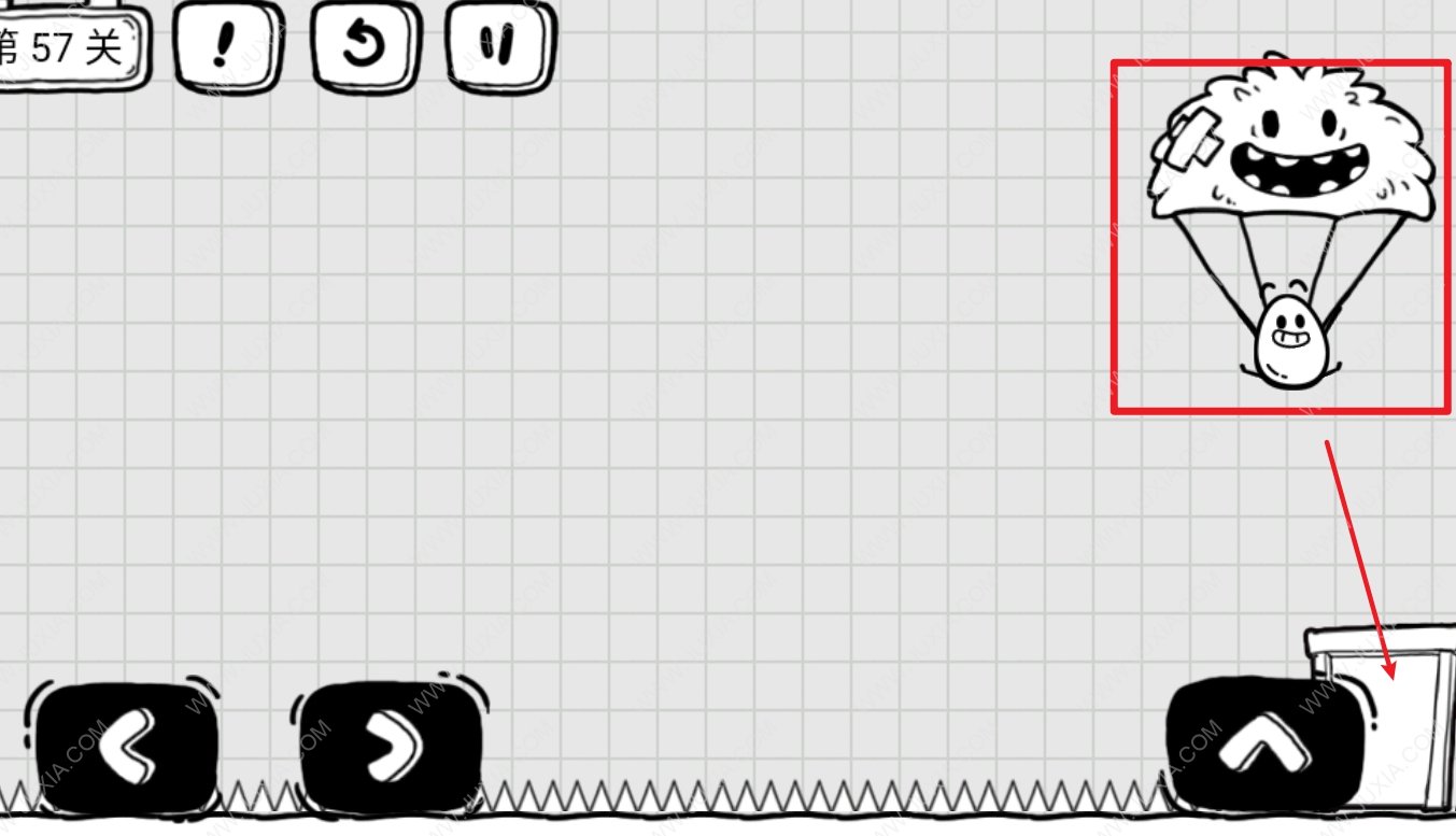 茶叶蛋大冒险怎么精准着陆 57关通关攻略