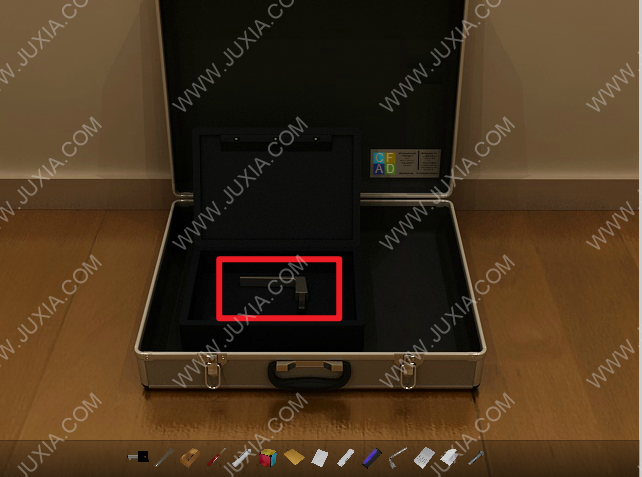 逃出公文包房间紫光灯攻略下 隐藏机关在哪