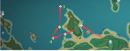 原神海灵芝采集点2.5 海灵芝分布图最新