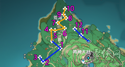 原神緋櫻繡球采集攻略 2022緋櫻繡球線圖詳情