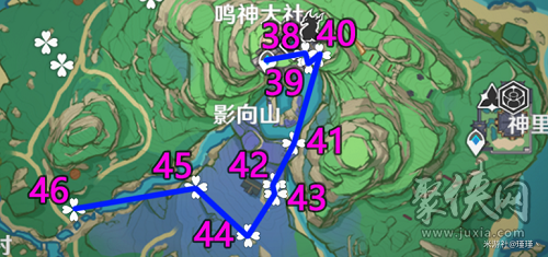 原神緋櫻繡球采集攻略 2022緋櫻繡球線圖詳情