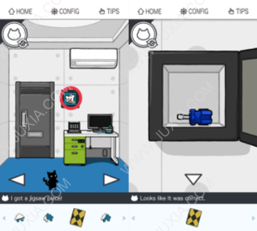 猫咪逃出双人房游戏攻略拼块 第2关字母位置攻略