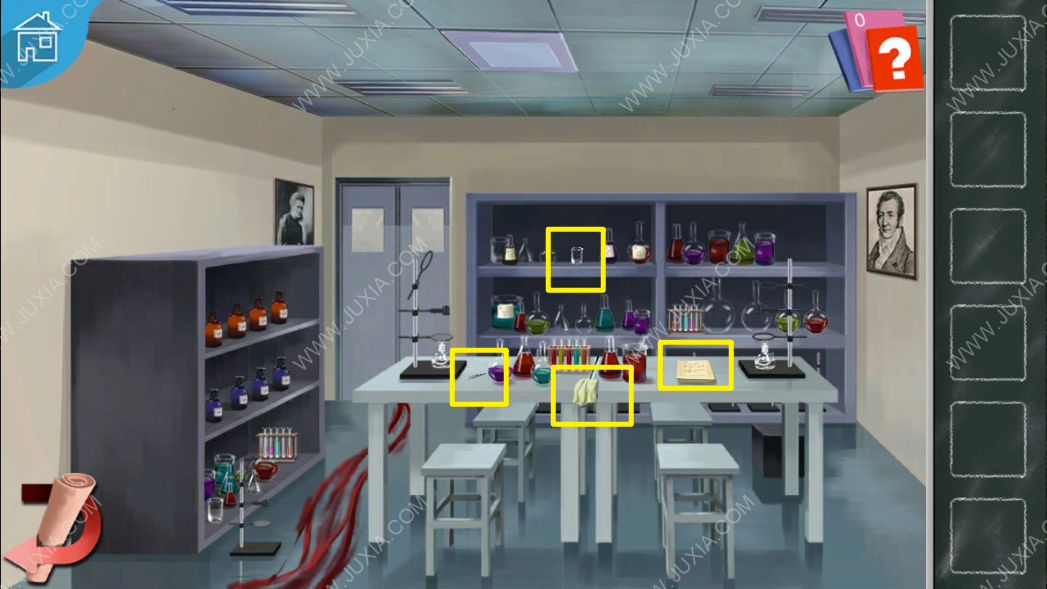 密室逃脱绝境系列5逃出学校实验室攻略 化学公式密码是什么