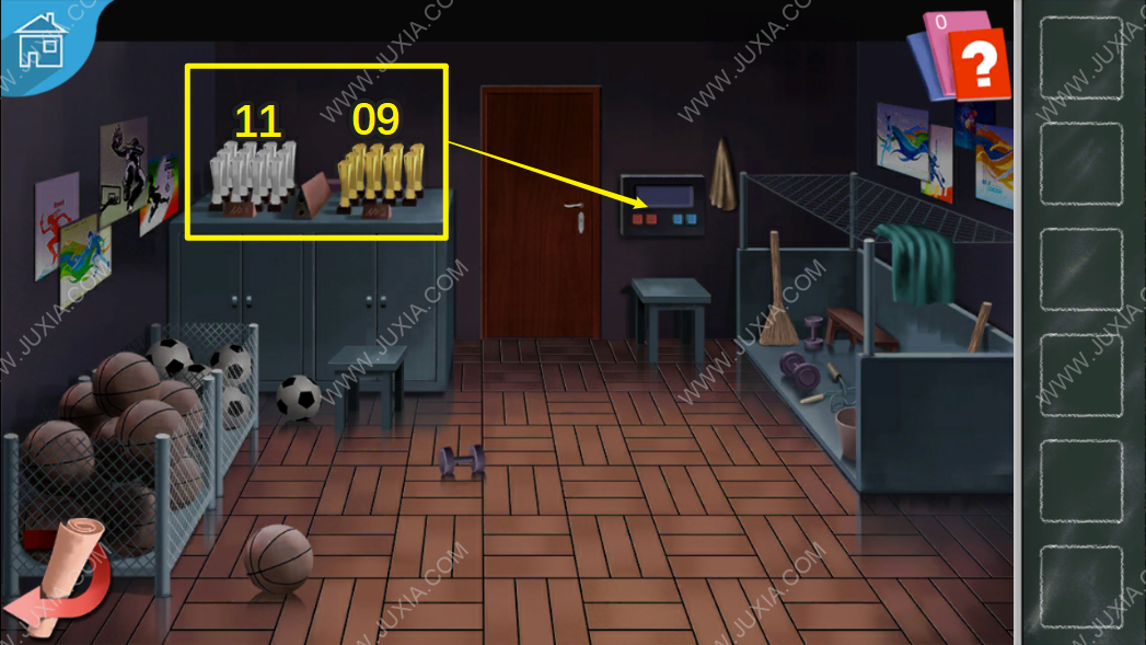 密室逃脱绝境系列5萝莉校园游戏攻略8 钥匙在哪