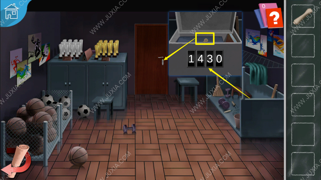 密室逃脱绝境系列5萝莉校园游戏攻略8 钥匙在哪