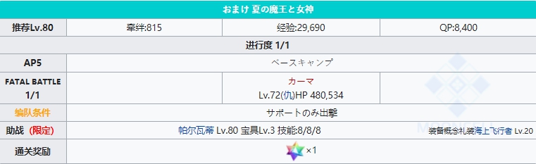 fgo泳裝六期掉落圖 迦勒底夏日冒險活動攻略