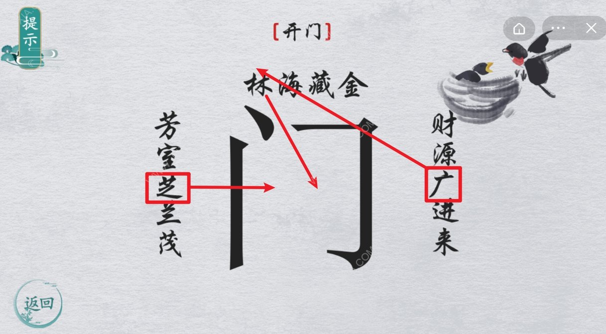 離譜的漢字開門攻略 林海藏金什么意思