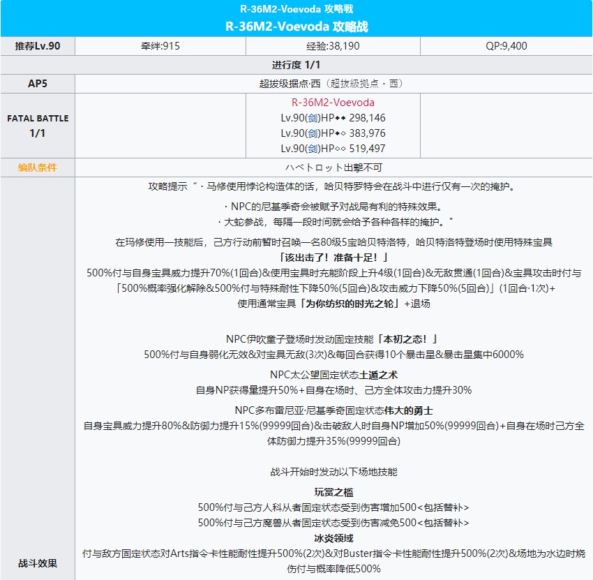 fgo通古斯攻略 通古斯主线本柱子战关卡配置