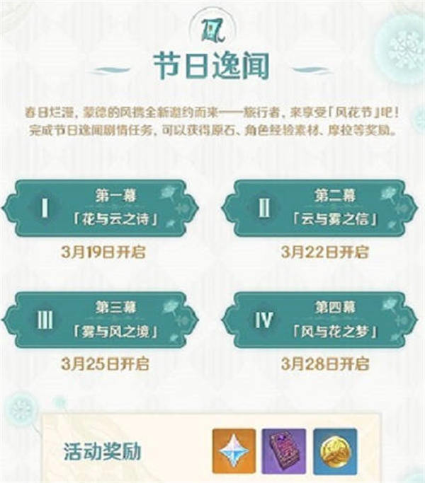 2023原神風(fēng)花節(jié)什么時候上線 風(fēng)花節(jié)詳情介紹