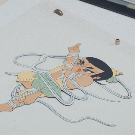 《葫芦娃2》手游揭秘原版动画剪纸制作方式！