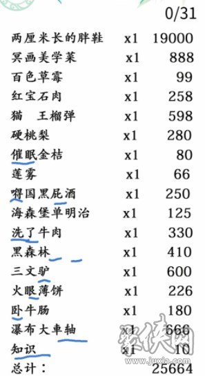 漢字找茬王最貴的外賣攻略 找出31個(gè)錯(cuò)處答案