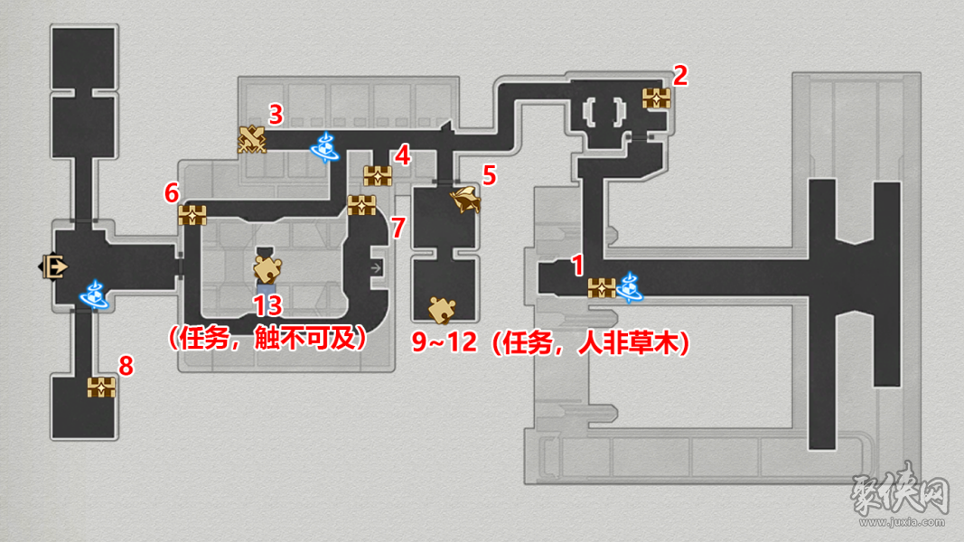 崩坏星穹铁道空间站黑塔宝箱全收集攻略 空间站黑塔全宝箱位置