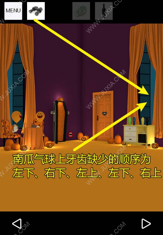 逃脱游戏万圣节攻略全图上 escapegamehalloween攻略图文