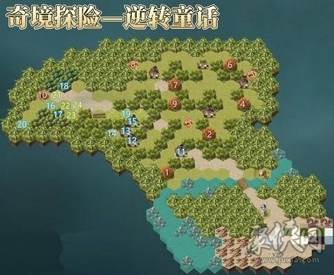 剑与远征逆转童话攻略 逆转童话通关路线图