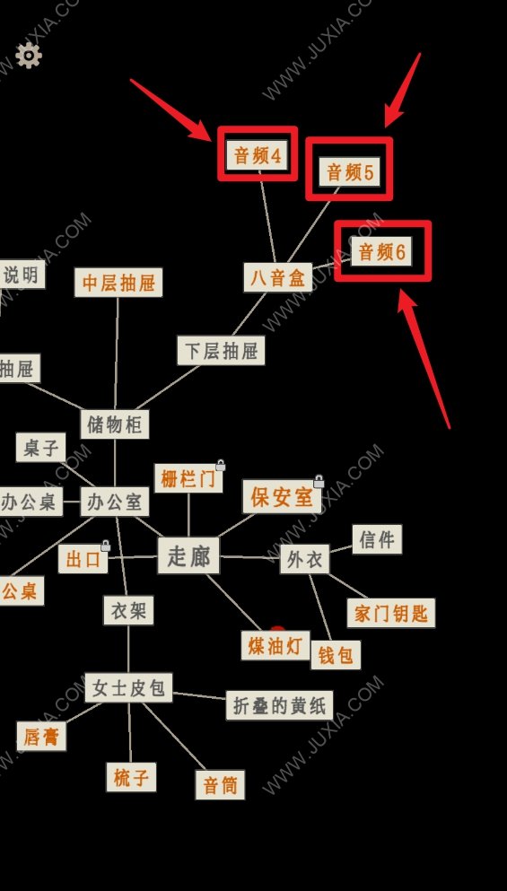 萤火玉碎八音盒密码是多 第四章走廊攻略