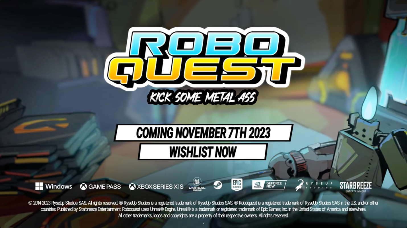 《Roboquest》将于11月7日在Steam， Epic，和 Xbox上推出！