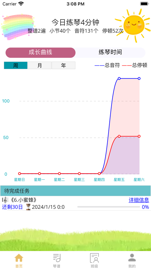 咕嘟練琴