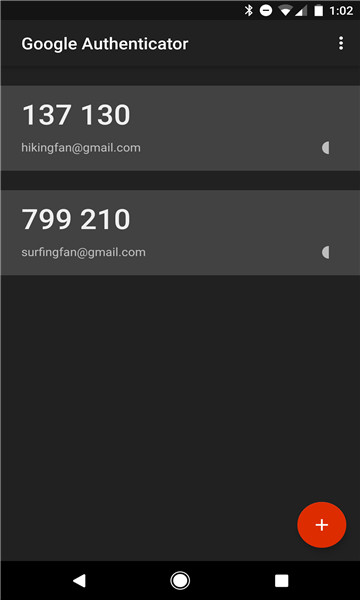 谷歌身份验证器安卓手机