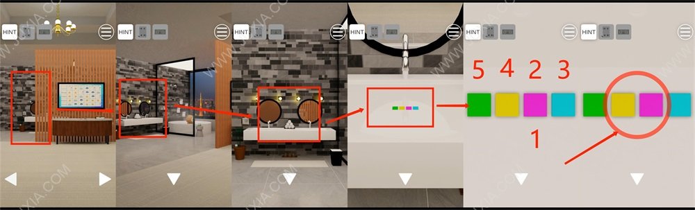 EscapeGameSuiteRoom攻略下 密码是多少