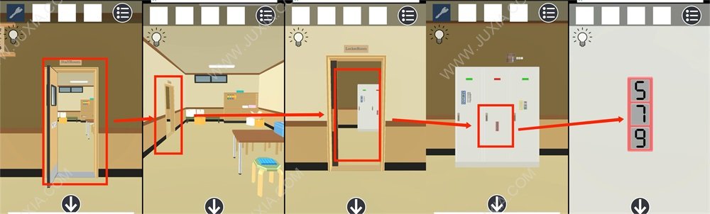 逃离日本回转寿司店攻略下 门点击顺序是什么