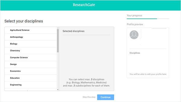 researchgate中文版注册方法